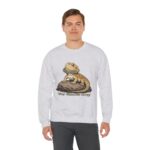 Bearded Dragon 'Tiny Dinosaur Energy' Crewneck Sweatshirt
