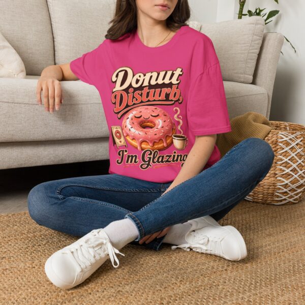 Donut Disturb T-Shirt — "I’m Glazing" Funny Donut Tee for Coffee Lovers