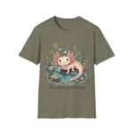 Cute Pink Axolotl T-Shirt — "Cute, Weird, and Thriving"