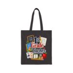 1st Grade Teacher Canvas Tote Bag — Cute School Supplies Teacher Appreciation Gift
