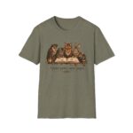Reading Forest Animals T-Shirt — "Quiet Paws, Open Pages" Book Lover Tee