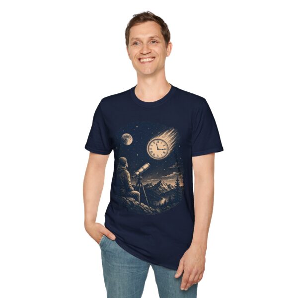 Retro Astronomer Tee — 'Falling Star? Broken Clock' Funny Space Nerd T-Shirt