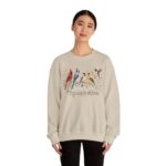 Birds of Winter "Wings Along the Wildflowers" Crewneck Sweatshirt