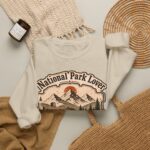 National Park Lover Vintage Hiking Crewneck Sweatshirt