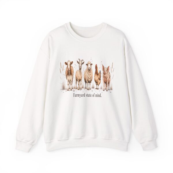 Farmyard State of Mind Sweatshirt — Cute Farm Animal Crewneck