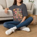 Dog Mom, Built Different T-Shirt — Cute Graphic Tee for Dog Lovers
