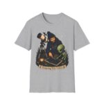 Stargazing with Visitors T-Shirt — Astronomy Alien Stargazing Map Tee