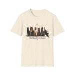 Moonlit Cat Society Graphic Tee - Cat Moonlight Shirt