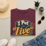 Live Wire T-Shirt — Funny Electrician 'I Put the "Live" in Live Wire' Tee