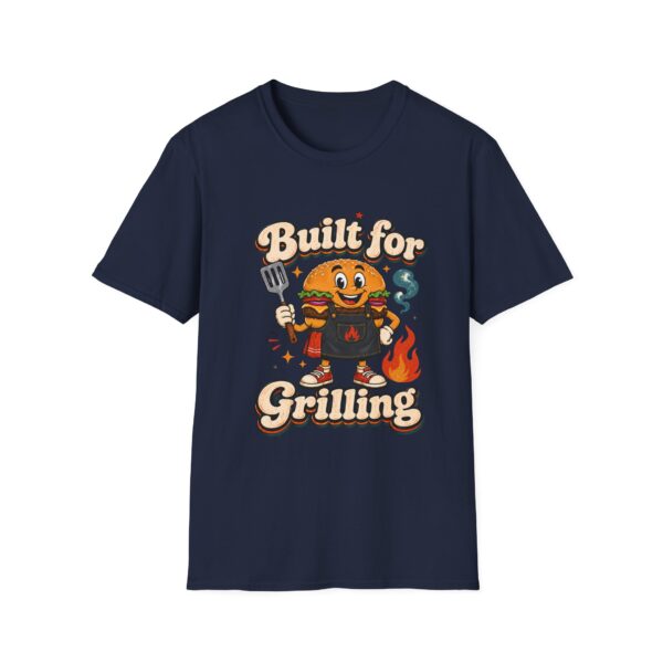 Built for Grilling Burger BBQ T-Shirt — Grilling Tee for BBQ Lovers