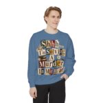 Mystery Reader Sweatshirt — "Shhh... I'm Solving a Murder in My Head" Cozy True Crime Pullover