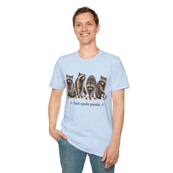 Trash Panda Parade Raccoon T-Shirt — Cute Wildlife Graphic Tee