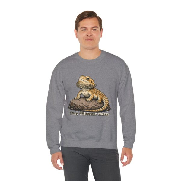 Bearded Dragon 'Tiny Dinosaur Energy' Crewneck Sweatshirt