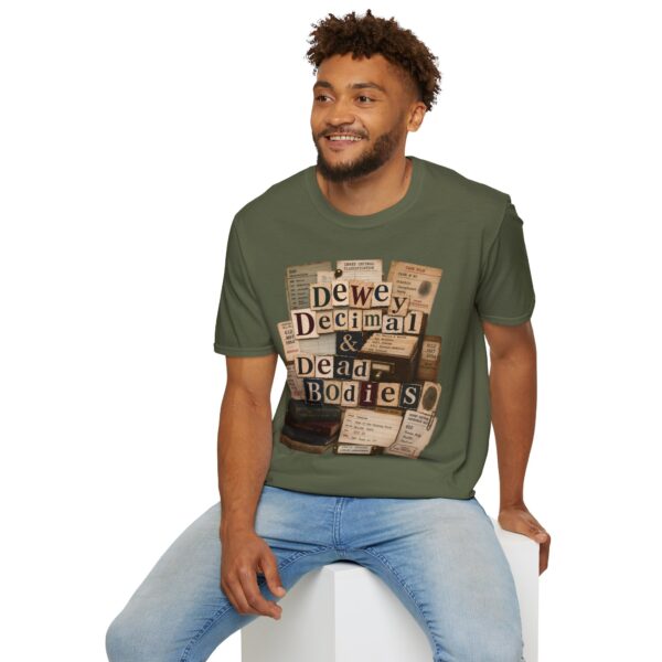 Dewey Decimal & Dead Bodies Vintage Library Horror T-Shirt