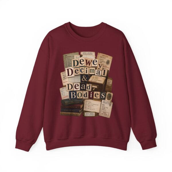 Dewey Decimal & Dead Bodies Vintage Library Crewneck