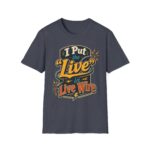 Live Wire T-Shirt — Funny Electrician 'I Put the "Live" in Live Wire' Tee