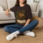 Mushrooms Walks Quiet Walks Wild Mushroom Basket T-Shirt | Foraging Nature Graphic Tee