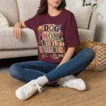 Dog Mom, Built Different T-Shirt — Cute Graphic Tee for Dog Lovers