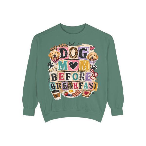 Dog Mom Before Breakfast Sweatshirt — Cozy Morning Pet Mom Pullover