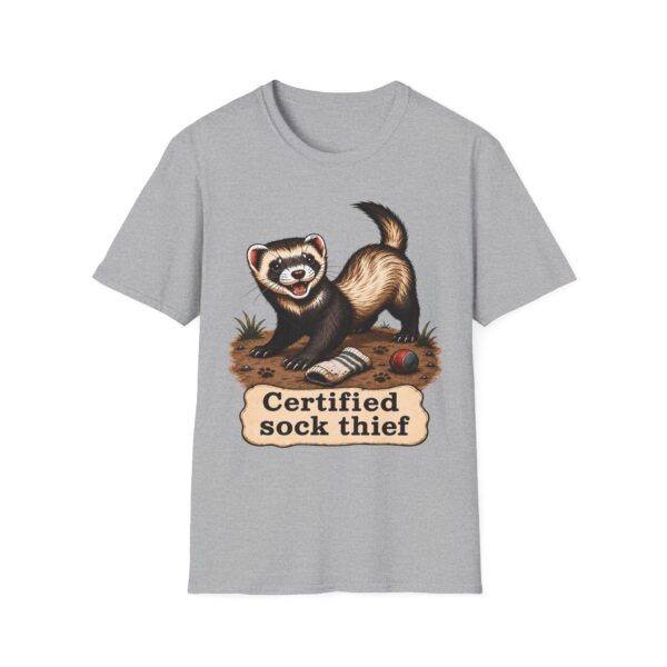 Ferret 'Certified Sock Thief' T-Shirt