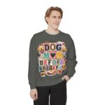 Dog Mom Before Breakfast Sweatshirt — Cozy Morning Pet Mom Pullover