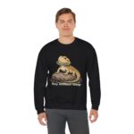 Bearded Dragon 'Tiny Dinosaur Energy' Crewneck Sweatshirt