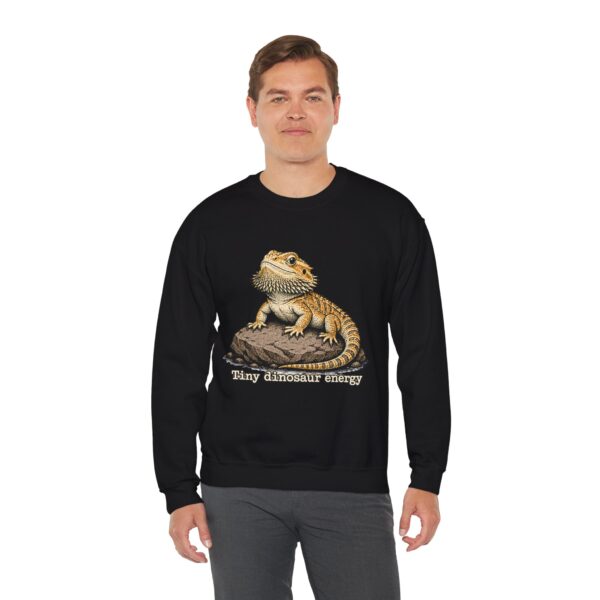 Bearded Dragon 'Tiny Dinosaur Energy' Crewneck Sweatshirt