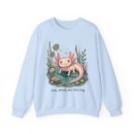 Axolotl Crewneck Sweatshirt — Cute, Weird & Thriving Graphic
