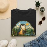 Rare Sightings Calm Mornings bird illustration T-Shirt | nature hiking outdoors