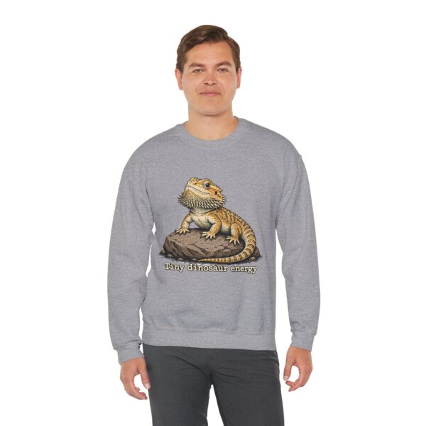 Bearded Dragon 'Tiny Dinosaur Energy' Crewneck Sweatshirt
