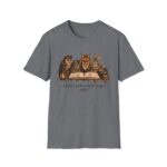 Reading Forest Animals T-Shirt — "Quiet Paws, Open Pages" Book Lover Tee