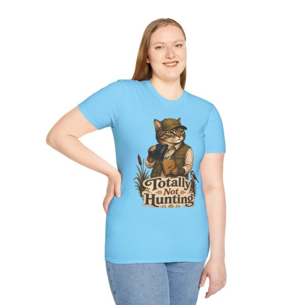 Cat Hunting Tee — "Totally Not Hunting" Funny Outdoor T-Shirt