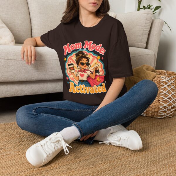Mom Mode Activated T-Shirt — Retro Cute Mama Graphic Tee