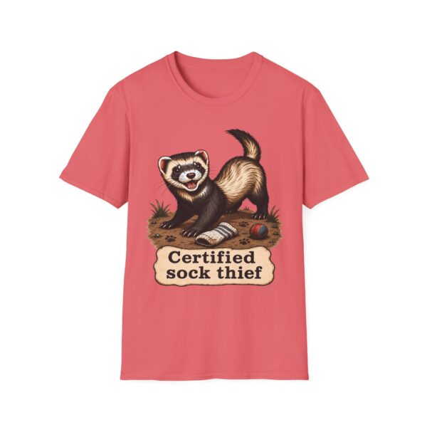 Ferret 'Certified Sock Thief' T-Shirt