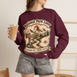National Park Lover Vintage Hiking Crewneck Sweatshirt