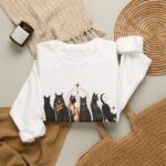 Moonlit Cat Society Crewneck Sweatshirt