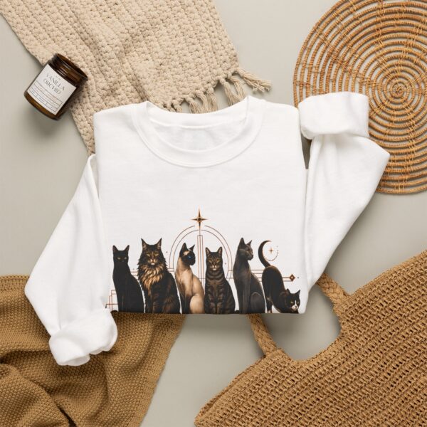 Moonlit Cat Society Crewneck Sweatshirt