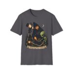 Stargazing with Visitors T-Shirt — Astronomy Alien Stargazing Map Tee