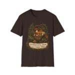Mushrooms Walks Quiet Walks Wild Mushroom Basket T-Shirt | Foraging Nature Graphic Tee