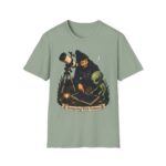 Stargazing with Visitors T-Shirt — Astronomy Alien Stargazing Map Tee