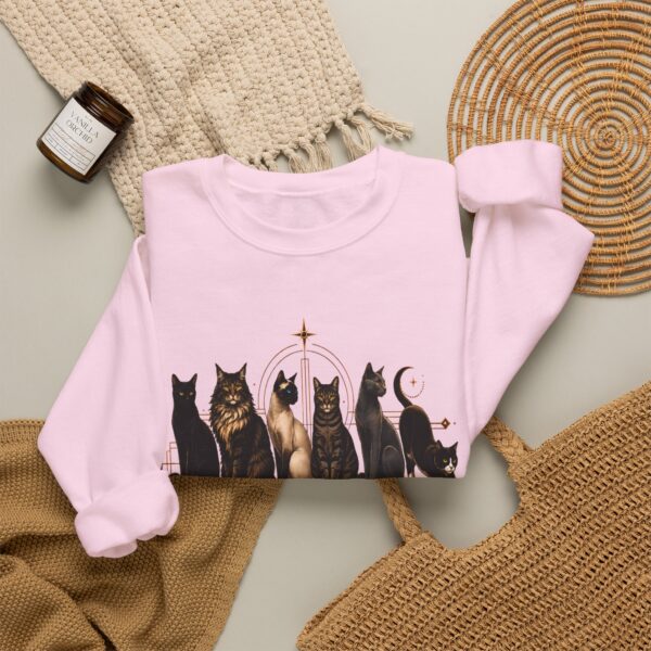 Moonlit Cat Society Crewneck Sweatshirt