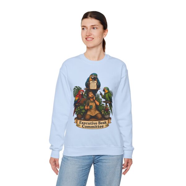 Executive Beak Committee Sweatshirt — Parrot Crewneck Pullover