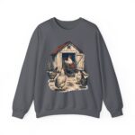 Chicken Keepers Crewneck Sweatshirt — Vintage Backyard Hen Humor