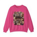 Sweatshirt — "Too Many Books, Too Many Bodies" Cozy Reader Crewneck