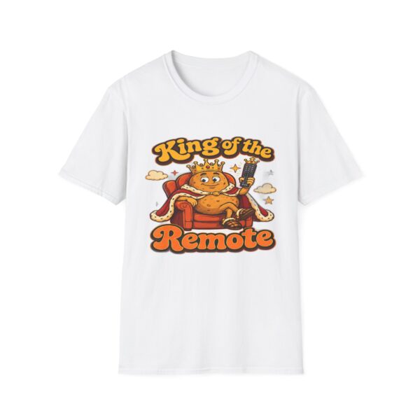 King of the Remote T-Shirt — Funny Couch Potato TV Remote Shirt
