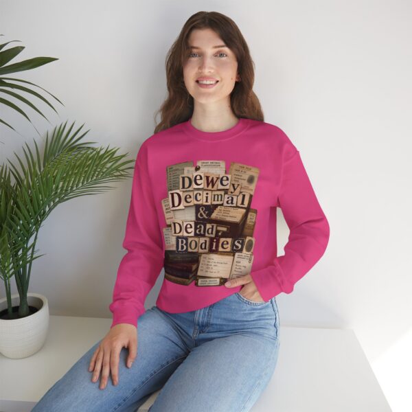 Dewey Decimal & Dead Bodies Vintage Library Crewneck
