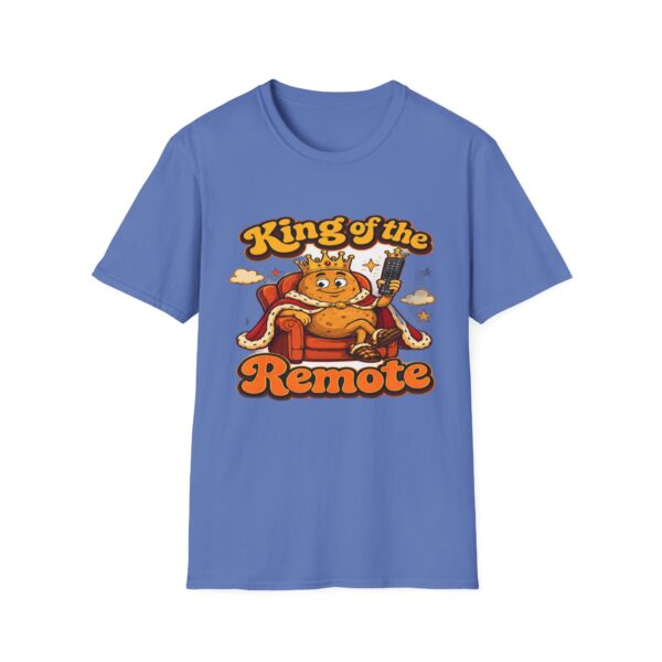 King of the Remote T-Shirt — Funny Couch Potato TV Remote Shirt