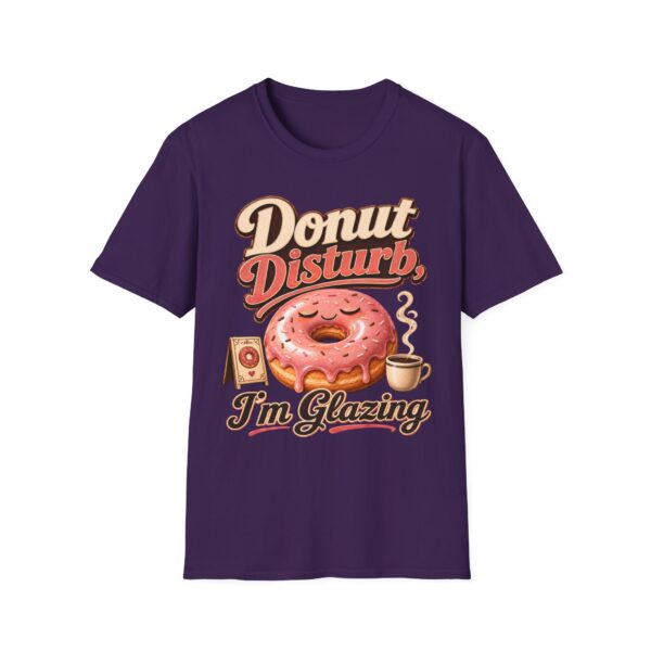 Donut Disturb T-Shirt — "I’m Glazing" Funny Donut Tee for Coffee Lovers