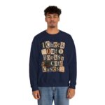 I Check Out Books & Cold Cases Crewneck Sweatshirt — Cozy True Crime Booklover Pullover