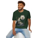 Vintage Frog & Floating Fishbowl T-Shirt — Whimsical Nature Tee